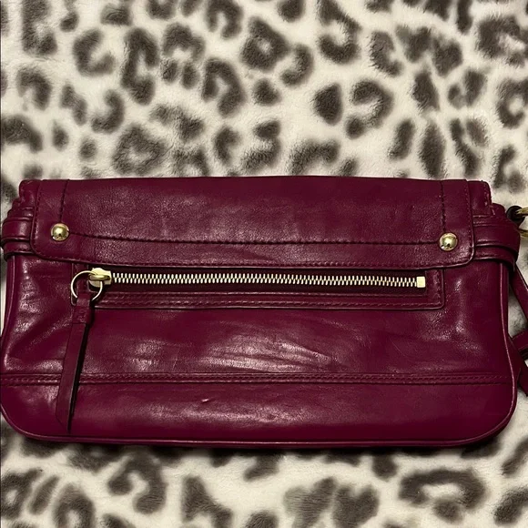 Coach Burgundy Leather Wristlet - Picture 8 of 8
